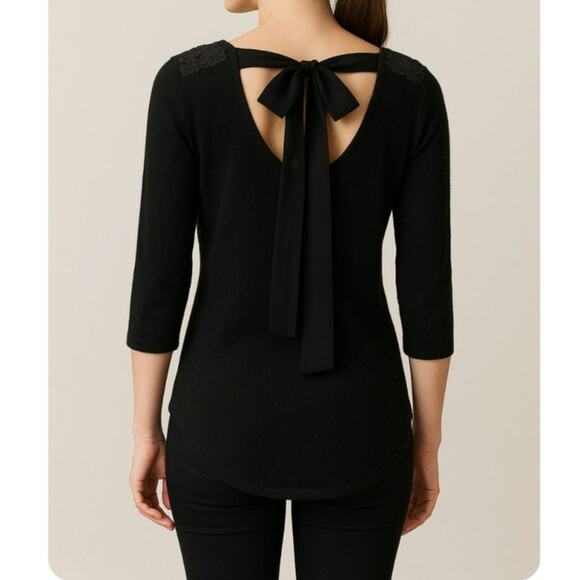 Maurices 3/4 Sleeve Tie Back Shirt - Picture 10 of 11